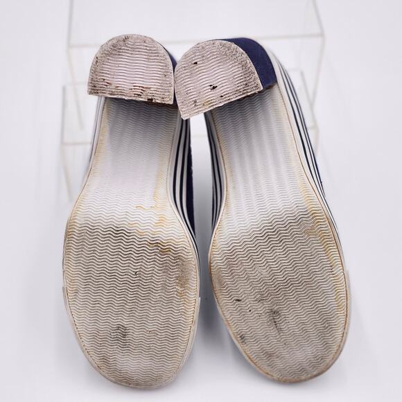 Chinese Laundry Canvas Sneaker Heels Blue Hip Hop Y2K Anime Size 9 S0046 - Picture 9 of 9